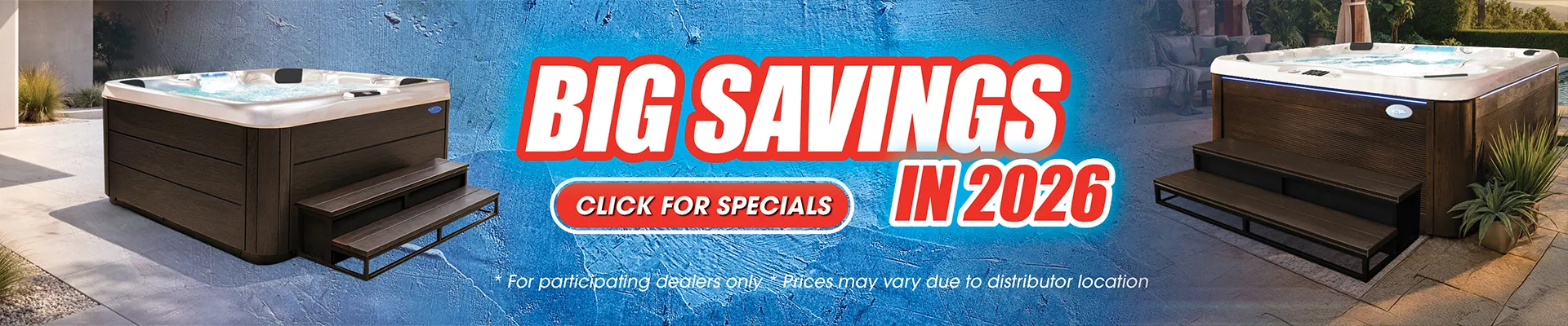 Calspas hot tub being used in a family setting - Hesperia