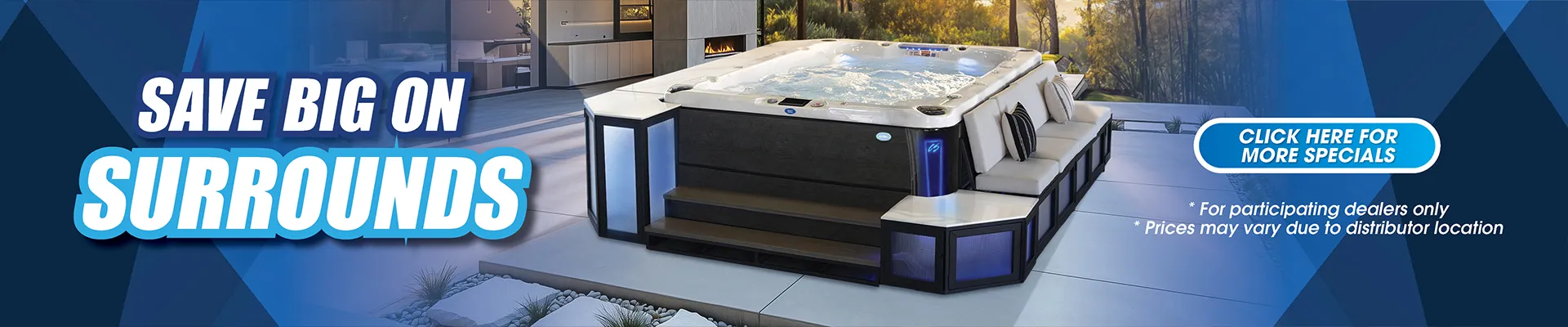 Calspas hot tub being used in a family setting - Hesperia