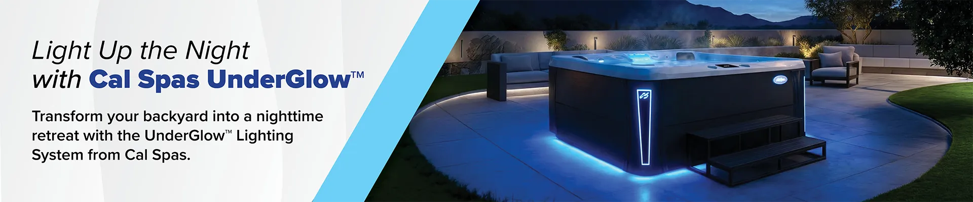 Calspas hot tub being used in a family setting - Hesperia